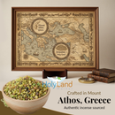 Mercado de Tierra Santa Incienso de Flores Trituradas y Selladas de La Tierra Santa - 90-110 Gramos (3.5 Onzas)