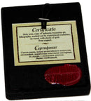 John the Baptist Icon with sheets of Gold (Lithography) (3 x 2.5 inches)