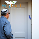 Holy Land Market Messianic Seal Mezuzah case - 4.1 Inch with Scroll Included