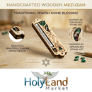 Mezuzá Estrella de David con Pergamino Shema Israel