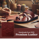 Holy Land Market Men/Women Biblical Jesus Leather Sandals/Slides From Jerusalem (Shepherd's Field II)