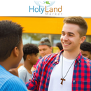 Holy Land Market Hand-Carved Olive Wood Tau Cross Necklace from Bethlehem – Made by Christian Artisans in the Holy Land, with Certificate of Authenticity & Lord’s Prayer Card – Wearable Pendant with 70cm Cord