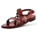 Sandalias/Chanclas Bíblicas de Jesús de Cuero para Hombres/Mujeres del Mercado de Tierra Santa (Estilo Yashua II)