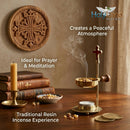 Brass Incense Burner kit - Candle and Incense and Two Mesh Screens, Adjustable Charcoal and Tea Light Bakhoor Burner for Resin, Myrrh, Copal and Bakhoor at Home, Church, Temple or Meditation Space