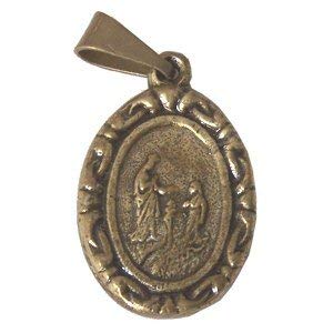 Sacred Heart / First Communion - Bronze (1.6x1.2cm-0.6x0.5")