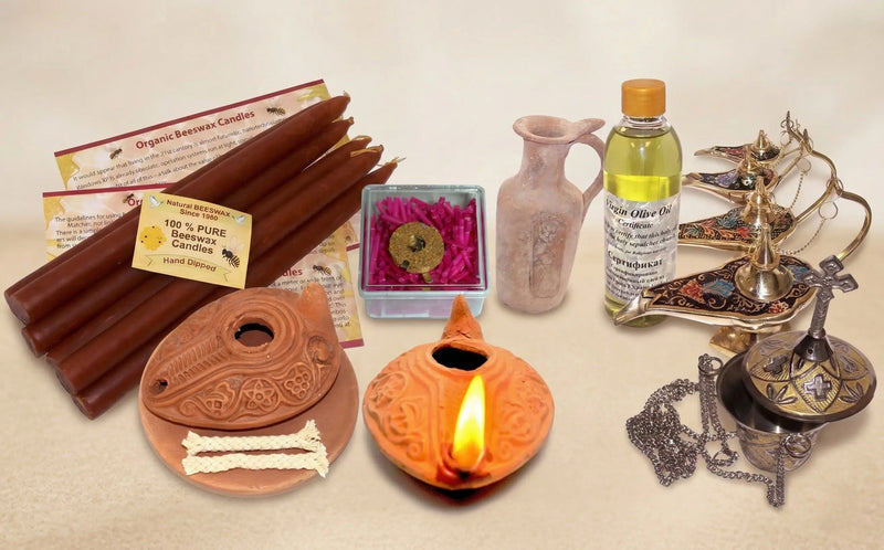 Candles, Oil Lamps & Beeswax Candles