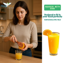 Lemon Juicer/Citrus Reamer carved in hard olive wood from Bethlehem (5.5 Inches) - Asfour Outlet Trademark