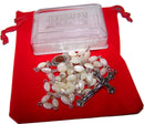 Rosary/Necklace with Velvet Bag