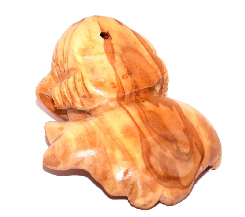 Angel - Olive wood (10x8.5x4.5 cm or 3.75 x 3") - Christmas Angel