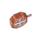 Cruz de Jerusalén de madera de olivo con cruz de peltre incrustada de Jerusalén (1.6cm - 0.65") - 5mm de grosor