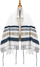 Holy Land Market Grafted IN - Messianic Christian Prayer Shawl/Tallit Prayer Shawl - Creation and Restoration Talit (Black)