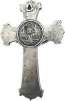 Holy Land Market Resin Catholic Saint Benedict Powerful Cross Crucifix