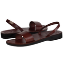 Sandalias/deslizadores de cuero de Jesús bíblico para hombres/mujeres del Mercado de Tierra Santa de Jerusalén (Estilo Madre María Bendita)