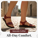 Holy Land Market Men/Women Biblical Jesus Leather Sandals/Slides From Jerusalem (Samaria Style I)