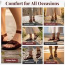 Holy Land Market Men/Women Biblical Jesus Leather Sandals/Slides From Jerusalem (Jerusalem Style I)