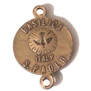 Saint Paul Basilica medal - Bronze (1.5cm-0.6" in diameter)