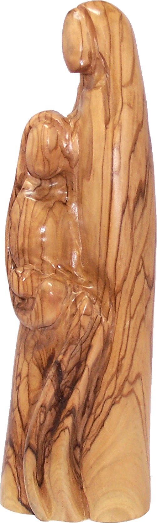 Holy Land Market Olive Wood Holy Family Statue (9.6 Inches)