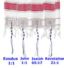 Holy Land Market Grafted IN - Messianic Christian Prayer Shawl/Tallit Prayer Shawl - Creation and Restoration Talit