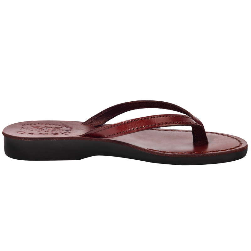 Holy Land Market Men/Women Biblical Jesus Leather Sandals/Slides From Jerusalem (Jericho Style)