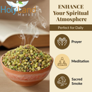 Mercado de Tierra Santa Incienso de Flores Trituradas y Selladas de La Tierra Santa - 90-110 Gramos (3.5 Onzas)