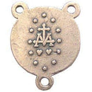 Miraculous medal center-small- O.L. Grace - Pewter (1.1 cm-0.4")