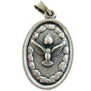 Holy Family - Pewter medal (2x1.5 cm-0.8x0.6")