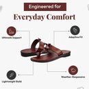 Holy Land Market Men/Women Biblical Jesus Leather Sandals/Slides From Jerusalem (Nazareth Style)
