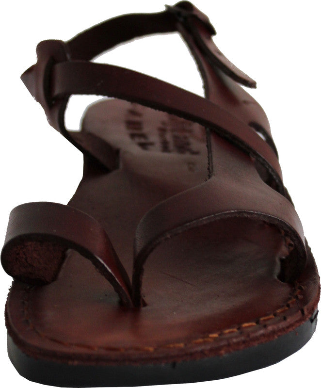 Holy Land Market Men/Women Biblical Jesus Leather Sandals/Slides From Jerusalem (Mary Magdalene Style I)