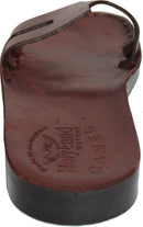 Sandalias/deslizadores de cuero de Jesús bíblico para hombres/mujeres del Mercado de Tierra Santa de Jerusalén (Estilo Lidia)