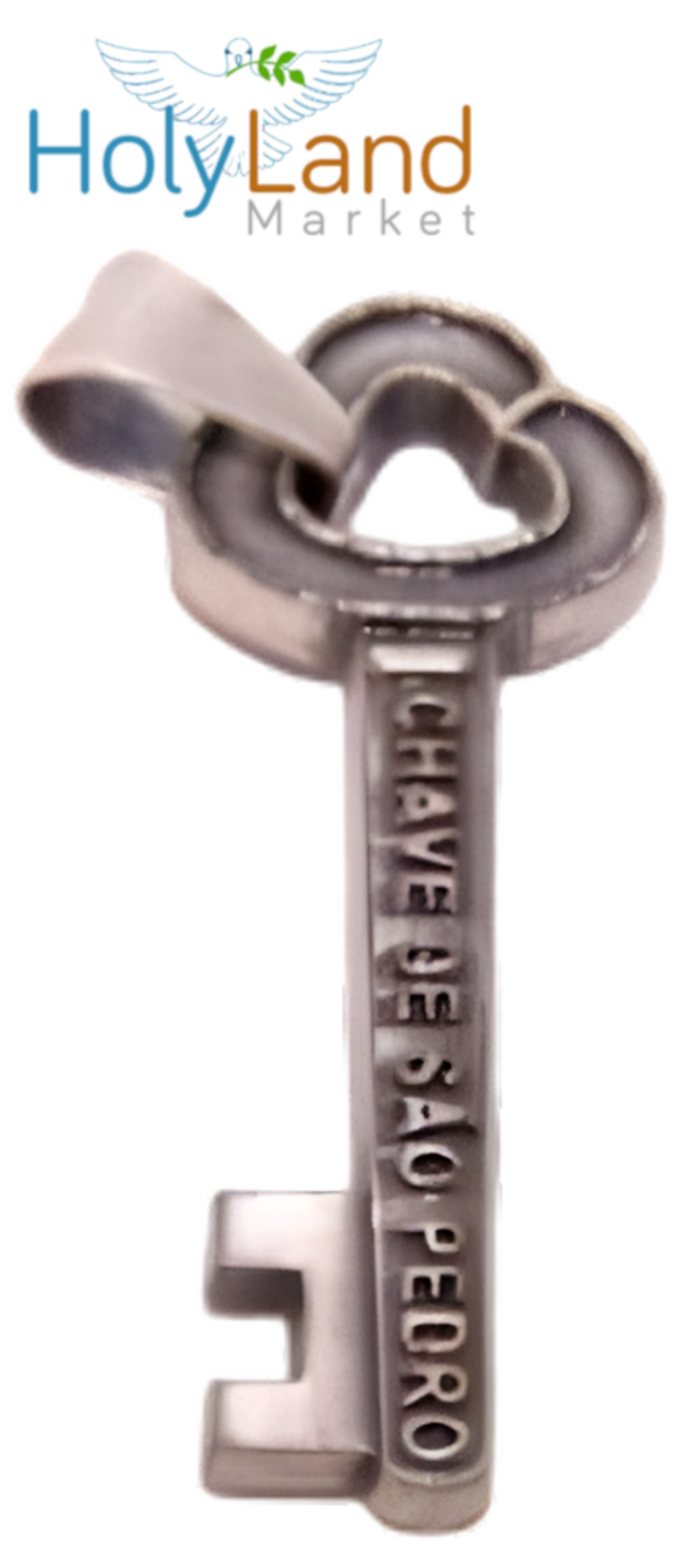 Key of Saint Peter medal - Pewter (3cm or 1.18")