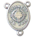 Pope John Paul II - center piece - Pewter (1.6cm-0.63" )