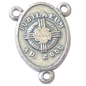 Pope John Paul II - center piece - Pewter (1.6cm-0.63" )