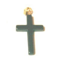 Cruz de rosario de hematita (0.8")