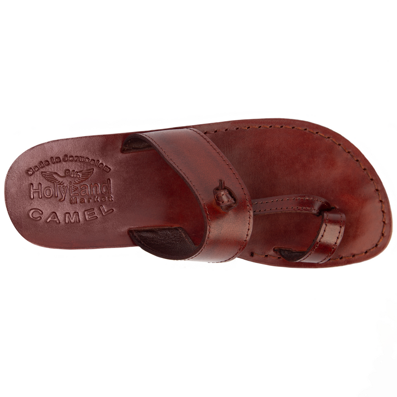 Holy Land Market Men/Women Biblical Jesus Leather Sandals/Slides From Jerusalem (Nazareth Style)