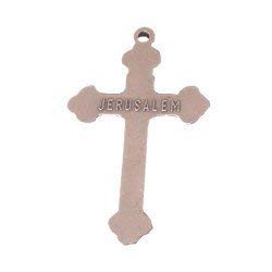 46x29 mm Pewter rosary crucifix- Trinity Crucifix (1.8x1.1")