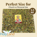 Mercado de Tierra Santa Incienso de Flores Trituradas y Selladas de La Tierra Santa - 90-110 Gramos (3.5 Onzas)