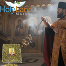 Mercado de Tierra Santa Incienso de Flores Trituradas y Selladas de La Tierra Santa - 90-110 Gramos (3.5 Onzas)