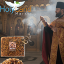 Mercado de Tierra Santa Incienso de Flores Trituradas y Selladas de La Tierra Santa - 90-110 Gramos (3.5 Onzas)