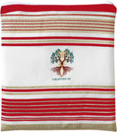 Holy Land Market Grafted IN - Messianic Christian Prayer Shawl/Tallit Prayer Shawl - Creation and Restoration Talit (Black)