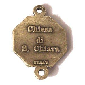 Saint Clare Basilica medal - Bronze (1.5cm-0.6" in diameter)