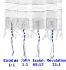 Holy Land Market Grafted IN - Messianic Christian Prayer Shawl/Tallit Prayer Shawl - Creation and Restoration Talit