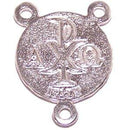 Arcángel Miguel centro de tono plateado resinado (2cm - 0.8")