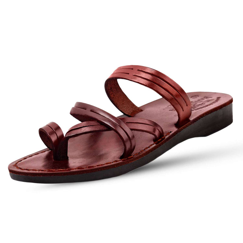 Sandalias/Deslizadores de cuero bíblicas de Jesús para hombres/mujeres del Mercado de Tierra Santa desde Jerusalén (Campo de los Pastores)