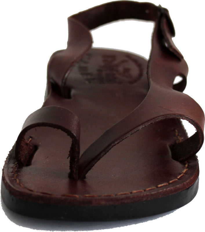 Holy Land Market Men/Women Biblical Jesus Leather Sandals/Slides From Jerusalem (Mary Magdalene Style II)