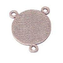 Centro del Espíritu Santo - Triángulo de rosario de Pewter (2cm - 0.8 pulgadas)