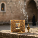 Mercado de Tierra Santa Incienso de Flores Trituradas y Selladas de La Tierra Santa - 90-110 Gramos (3.5 Onzas)