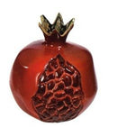 Pomegranate Candlestick by Yair Emanuel - Cast Aluminium - RED - Hand Painted - CAT