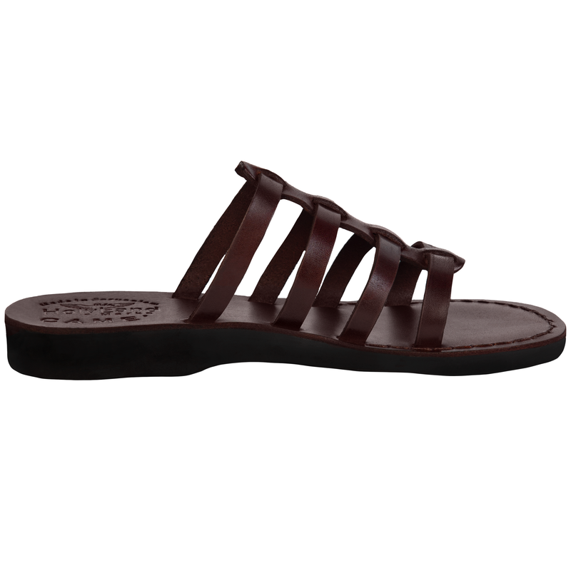 Holy Land Market Men/Women Biblical Jesus Leather Sandals/Slides From Jerusalem (Mariam Style I)