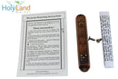 Holy Land Market Copper Mezuzah Set, 3.5 Inch, 5 Traditional Designs with Scrolls and Screws