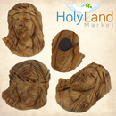 Holy Land Market Olive Wood Crown of Thorns Jesus Magnet – Hand-Carved Bethlehem Christian Art from Jerusalem Olive Wood (2.6 x 2")